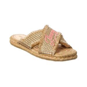Jimmy Choo Aciel Woven Lurex Sandal, Gold